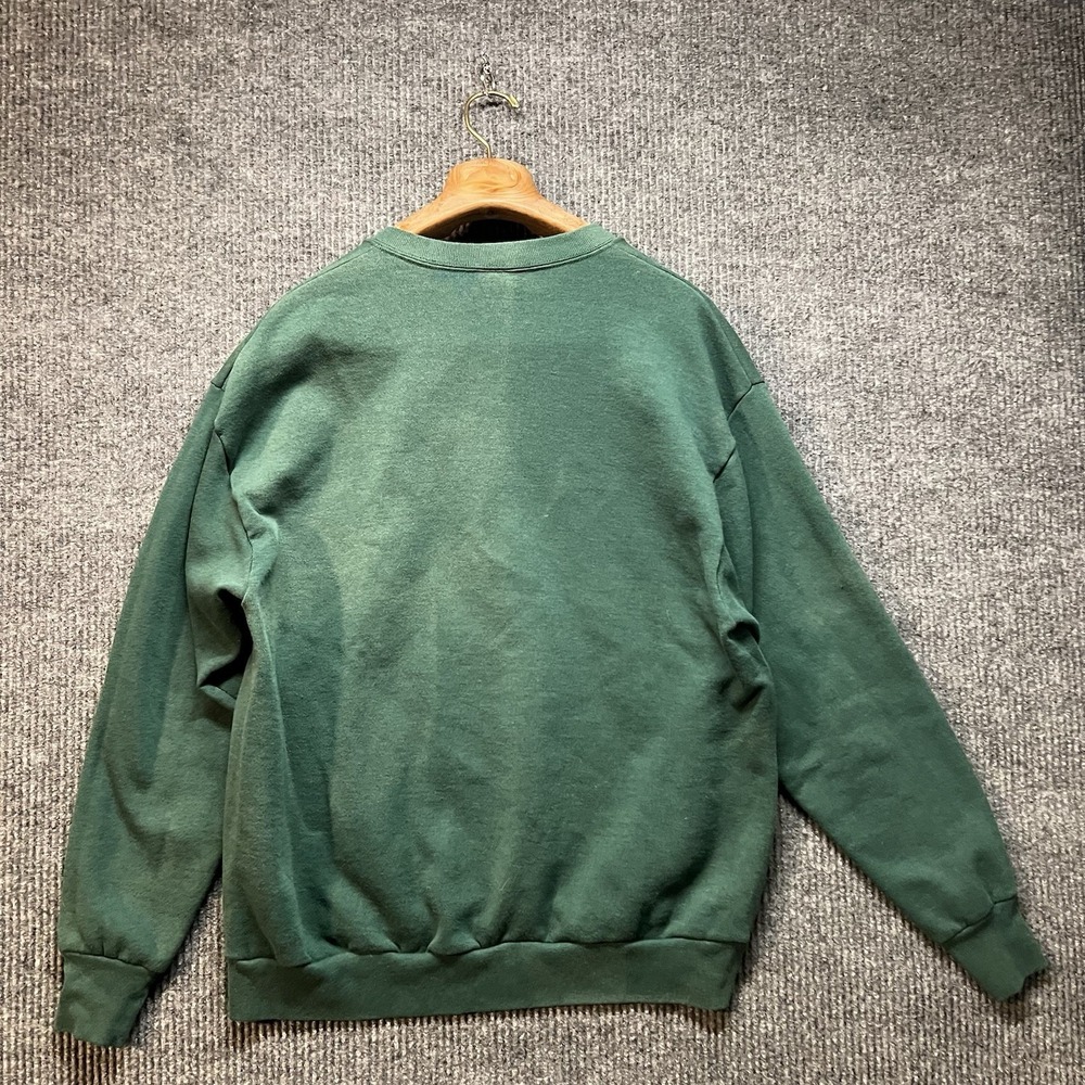 Vintage Green Bay Packers Crewneck Sweatshirt Mens XL Green Long Sleeve 90s - Picture 8 of 8